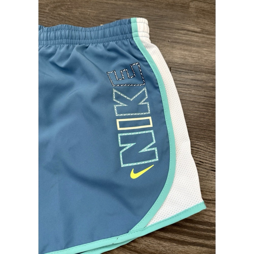 SOLD
 Dri Fit Tempo Shorts Large Aegean Storm Blue Moisture Wicking Liner - Picture 3 of 11